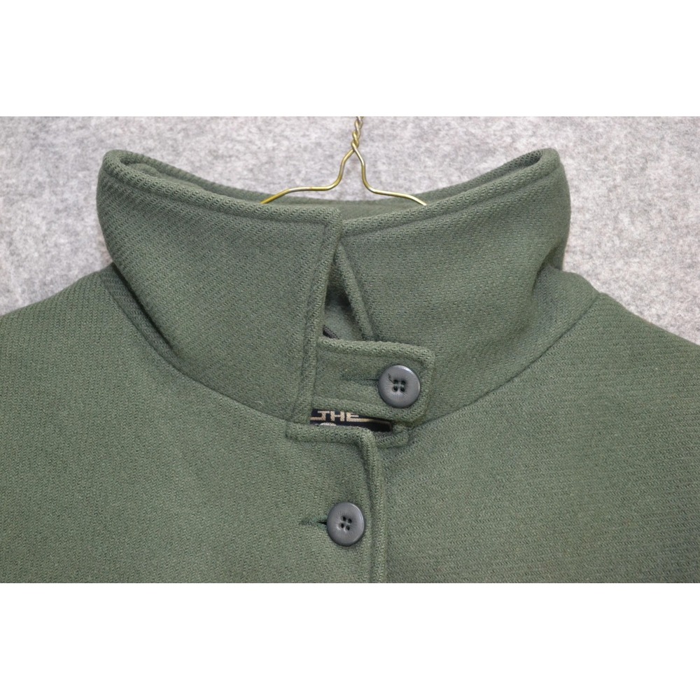 Vintage Woolrich Jacket Womens M Hunter Green Wool Bomber Zip Lined Made USA 80s - Picture 10 of 16